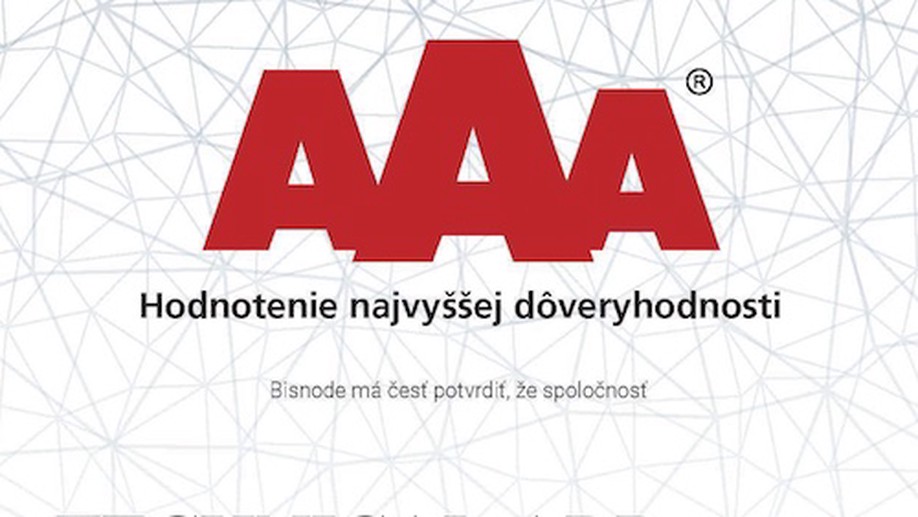 Certifikát najvyšej dôveryhodnosti
